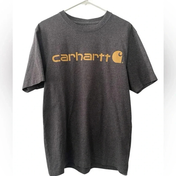 Carhartt Men's Loose Fit Heavyweight Short-Sleeve Logo Graphic T-shirt Small - Picture 2 of 5